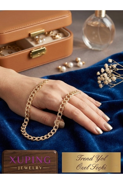 XUPING JEWELRY سوار نسائي ذهبي من سلسلة فينيسيا