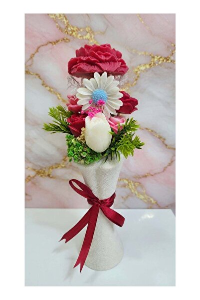 GLOWRA ARTISANS باقة شموع فاخرة معطرة من شمع الصويا - ترتيب شموع زهرية مصبوبة...