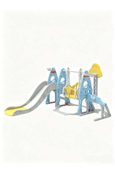 Bojasmiial Multi Function Kids Slide and Swing Set, Indoor Outdoor Playground...
