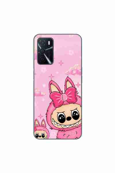 OEM Husa compatibila cu Oppo A16 Silicon Gel Tpu Model Labubu Pink Fantasy