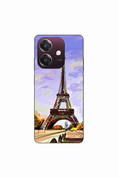 OEM Husa compatibila cu Oppo A60 5G Silicon Gel Tpu Model Desen Turnul Eiffel