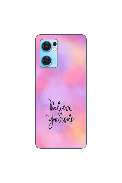 OEM Husa compatibila cu Oppo Reno 7 5G Silicon Gel Tpu Model Belive in Yourself