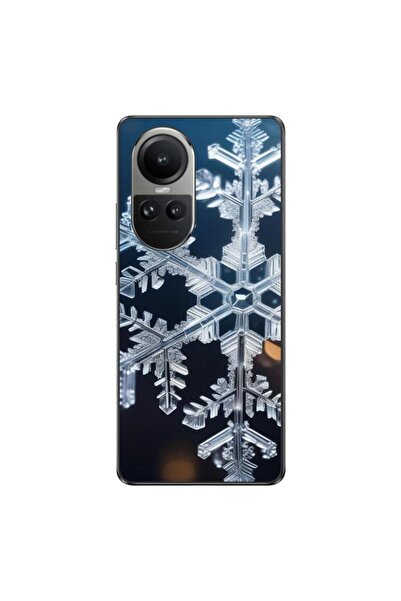 OEM Husa compatibila cu Oppo Reno10 5G Silicon Gel Tpu Model Big Snowflake