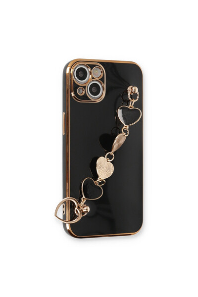 TakÇalıştır Apple iPhone 14 Plus Compatible Case Esila Silicone - Black