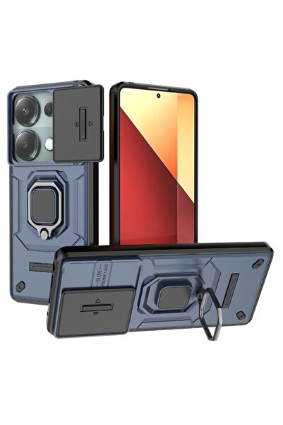 sscase Sliding Camshield Σκληρή Θήκη με Δαχτυλίδι Blue (Xiaomi Redmi Note 14S...
