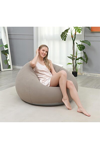 JOSHBERG Inflatable Bean Bag Chair, Foldable Camping Sofa Chair, Portable Inf...