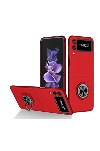 sscase Armor Ring Holder Σκληρή θήκη με Δαχτυλίδι Red (Samsung Galaxy Z Flip3...
