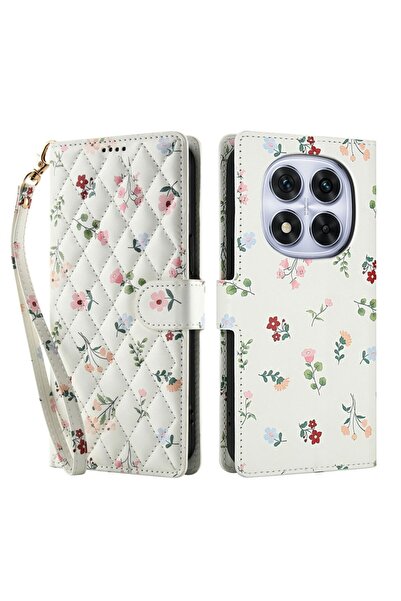 sscase Puff Floral Θήκη Πορτοφόλι Pink Flowers (Xiaomi Redmi Note 15 Pro Plus...