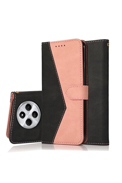 sscase Dual-color Θήκη Πορτοφόλι Black/Rose Gold (Xiaomi Redmi 14C 4G/Poco C7...