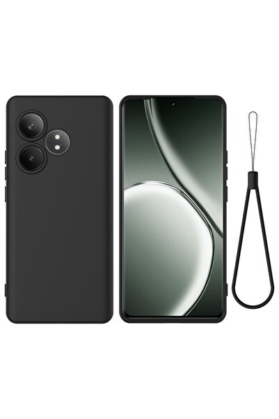 sscase Solid Color Θήκη Σιλικόνης Black (Realme GT 6 5G / GT 6T 5G)