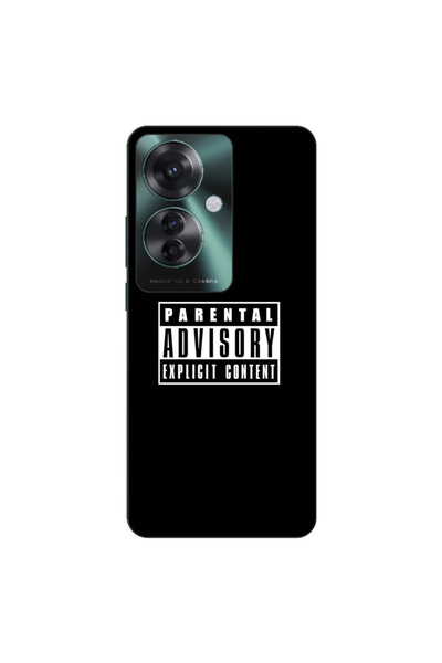 OEM Husa compatibila cu Oppo Reno11 F 5G Silicon Gel Tpu Model Parental Advisory