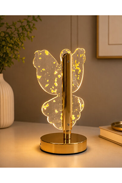 TrentonGCC Modern Gold Crystal Table Lamp – Luxury LED Decorative Bedside Lam...