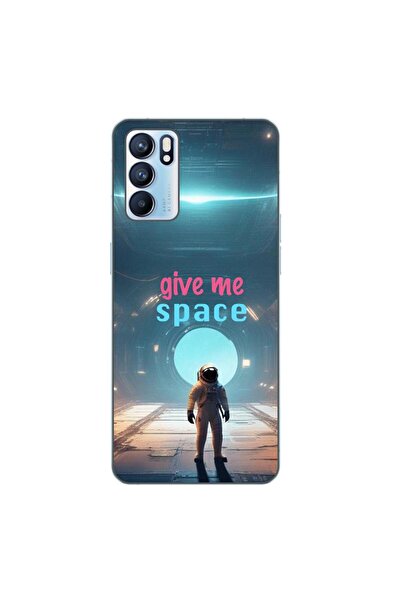 OEM Case compatible with Oppo Reno6 5G Silicon Gel Tpu Model Give Me Space