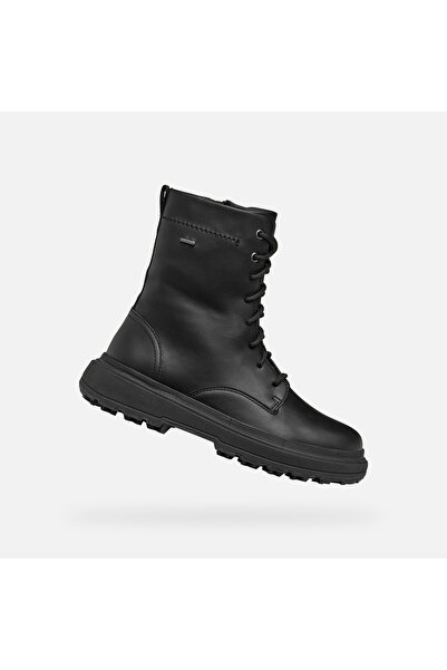 Geox Încălțăminte neagră de damă până la gleznă Lamidie + Grip ABX