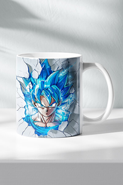 DekorHane Dragon Ball Anime Figured Porcelain, Son Goku Vegeta Themed, Gift T...