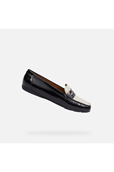 Geox Mocasini negri de damă Annytah MOC