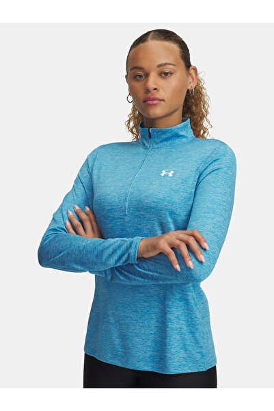 Under Armour Tricou tehnic de damă cu jumătate de fermoar - Twist