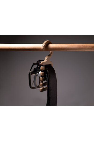 vetria Decorative Belt Hanger – Multi-Layered Closet Belt Organizer Hanger Attachment