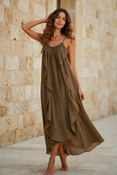ABBRA Women's Strappy Summer Dress
