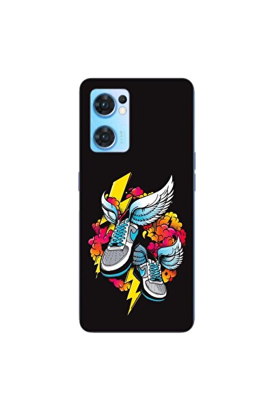 OEM Husa compatibila cu Oppo Reno7 5G Silicon Gel Tpu Model Fashion Sneakers