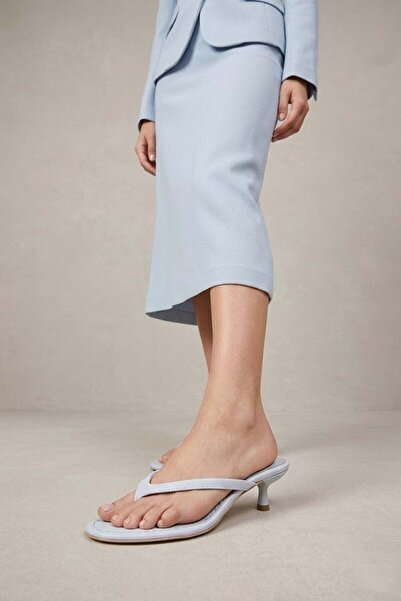 Ayakkabı Fuarı Elit Sis01 Women's Heeled Slippers Blue