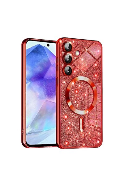 DAMUR 2in1 Glitter MagSafe Case for Samsung Galaxy A55 5G, Full Protection, T...