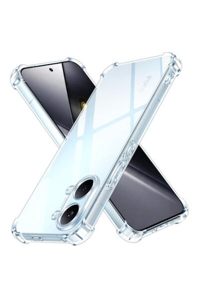 Techsuit Husă pentru Xiaomi Poco X8 Pro Max - Silicon transparent rezistent l...