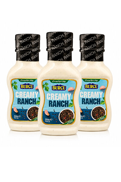 BURCU Creamy Ranch Sos 300 gr x 3 Adet