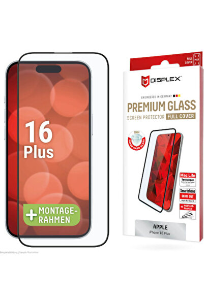 Displex Πλήρες Σκληρυμένο Γυαλί Μαύρο (iPhone 15 Plus / 16 Plus)