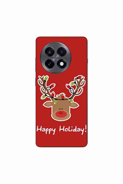 OEM Husa compatibila cu OnePlus 13R Silicon Gel Tpu Model Craciun Ren Happy H...