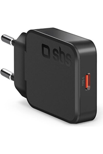 SBS Φορτιστής χωρίς καλώδιο GaN με θύρα USB-C, 20W Power Delivery, Μαύρο (Υπέ...