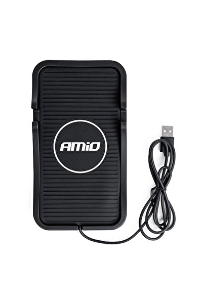 AMIO Ασύρματος Φορτιστής Qi Pad 15W Μαύρο 03145