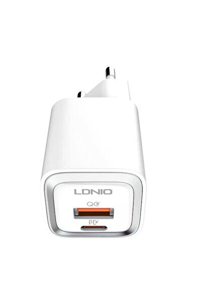 LDNIO Φορτιστής με θύρα USB-A και θύρα USB-C και καλώδιο USB-C σε Lightning, ...