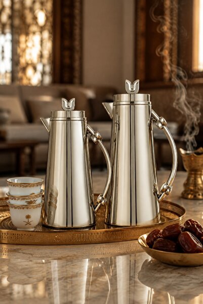 Generic Royal Hospitality Tea and Coffee Tramss Set (1 Ltr + 0.7 Ltr.) Full S...