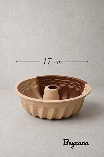 BEYZANA Silikon Dilimli Kek Kalıbı & Yapışmaz ve Isıya Dayanıklı 17 cm