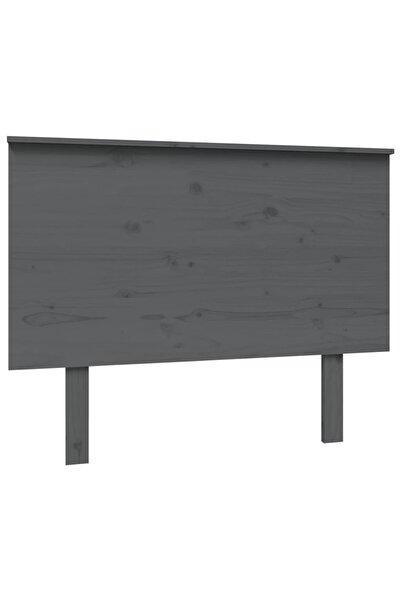 vidaxl Tăblie de pat, gri, 104x6x82,5 cm, lemn masiv de pin