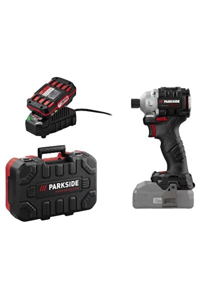 PARKSIDE Комплект ударен винтоверт PERFORMANCE PDSSAP 20-Li D3, 1/4 инча, 20V...