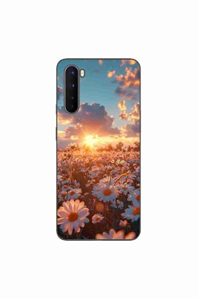 OEM Husa compatibila cu OnePlus Nord Silicon Gel Tpu Model Rasarit cu Flori