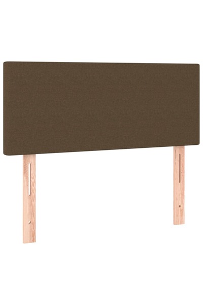 vidaxl Headboard, dark brown, 80x5x78/88 cm, textile