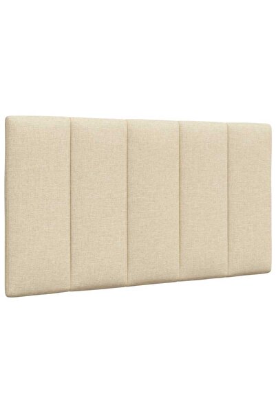 vidaxl Headboard Pillow , Hanko, cream, 80 cm, textile