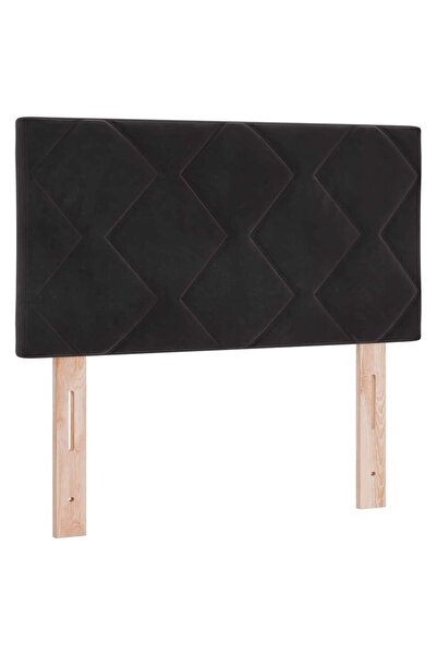 vidaxl Tăblie cap Negru 80 cm Catifea