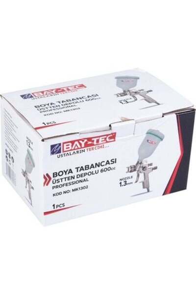 Baytec Profesyonel Boya Tabancası Üstten Depolu 1.3 mm MK1302 BAYTEK