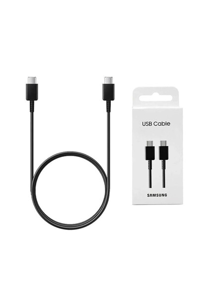 Samsung Cablu de Date EP-DA705BBEGWW USB-C la Type-C Fast Charging 3A 1m Blac...