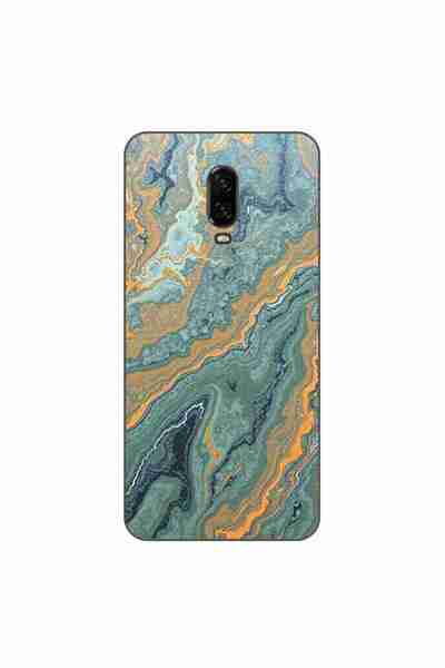 OEM Husa compatibila cu OnePlus 6T Silicon Gel Tpu Model Forest Flame Marble