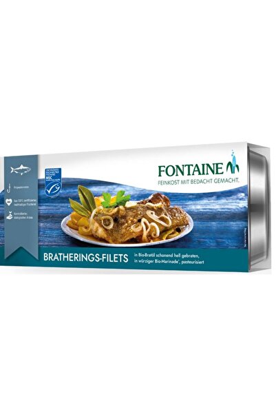 Fontaine File de hering prajit, in marinada bio, 325g