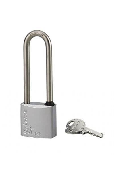 THIRARD Lacăt de exterior, cu cheie, TIP 1, 30 mm, anse înalte, cromat