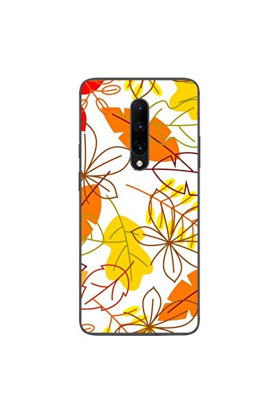 OEM Husa compatibila cu OnePlus 7 Pro Silicon Gel Tpu Model Autumn Vivid Leaves