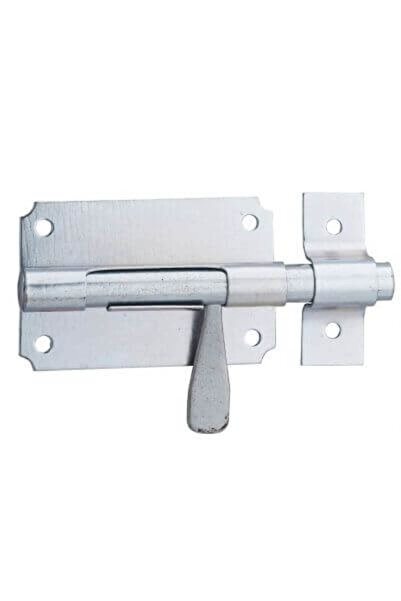 THIRARD Door or gate latch, surface mounted, round bolt 12 mm, galvanized,