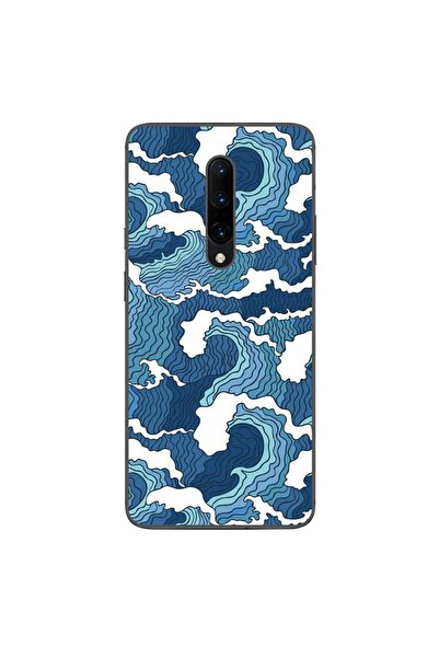 OEM Husa compatibila cu OnePlus 7 Pro Silicon Gel Tpu Model Crazy Waves