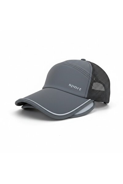 Aware Time Unisex Micro Mesh Cap with Adjustable Open-Back Visor